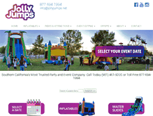 Tablet Screenshot of jollyjumps.net